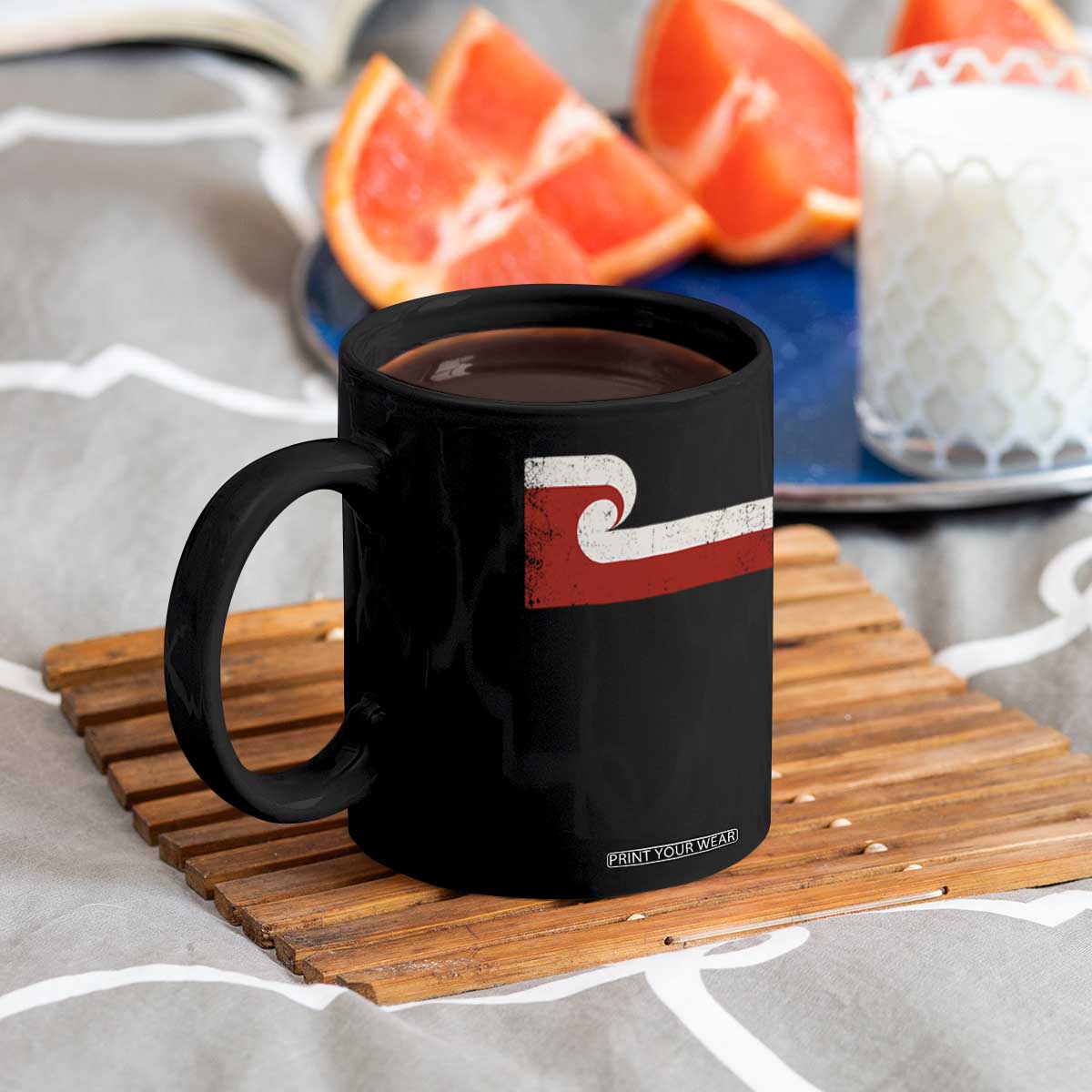 Maori Flag Tino Rangatiratanga Coffee Mug Polynesian Heritage New Zealand Pride TS11 Print Your Wear