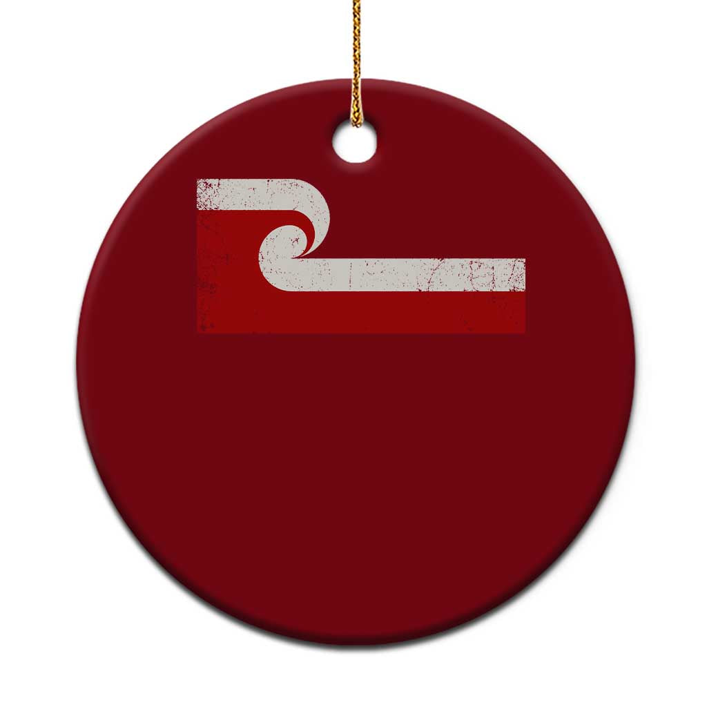 Maori Flag Tino Rangatiratanga Ceramic Ornament Polynesian Heritage New Zealand Pride