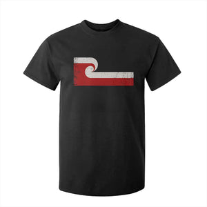 Maori Flag Tino Rangatiratanga T Shirt For Kid Polynesian Heritage New Zealand Pride