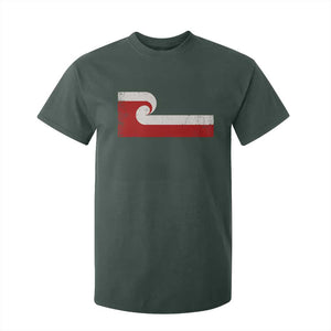 Maori Flag Tino Rangatiratanga T Shirt For Kid Polynesian Heritage New Zealand Pride