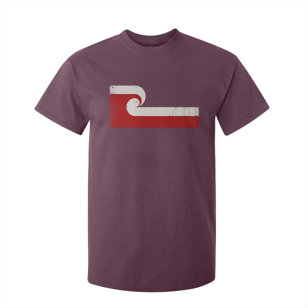 Maori Flag Tino Rangatiratanga T Shirt For Kid Polynesian Heritage New Zealand Pride