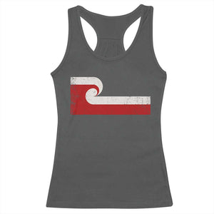 Maori Flag Tino Rangatiratanga Racerback Tank Top Polynesian Heritage New Zealand Pride