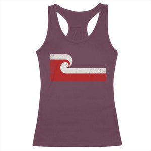 Maori Flag Tino Rangatiratanga Racerback Tank Top Polynesian Heritage New Zealand Pride
