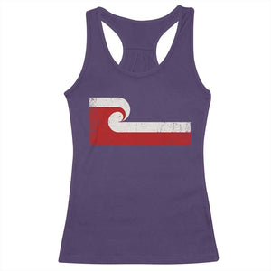 Maori Flag Tino Rangatiratanga Racerback Tank Top Polynesian Heritage New Zealand Pride