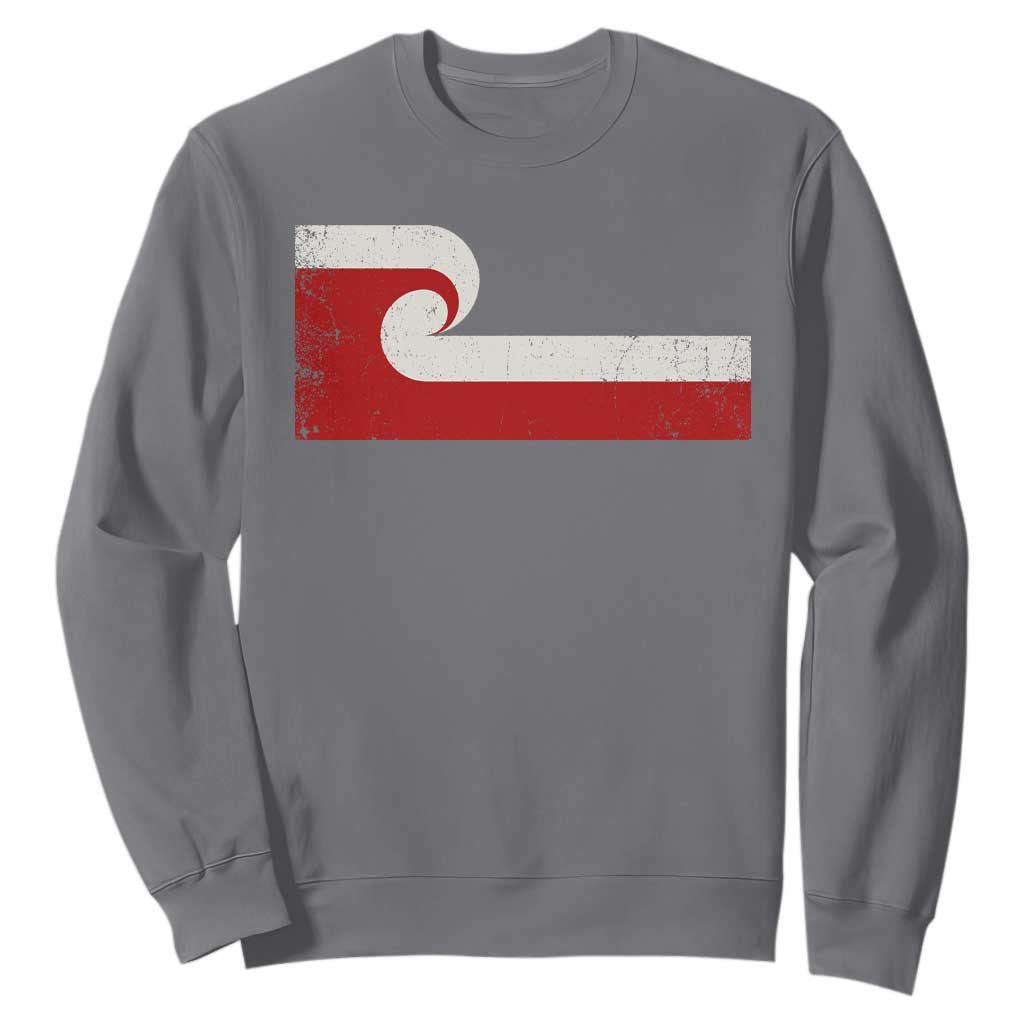 Maori Flag Tino Rangatiratanga Sweatshirt Polynesian Heritage New Zealand Pride
