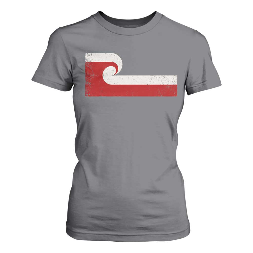 Maori Flag Tino Rangatiratanga T Shirt For Women Polynesian Heritage New Zealand Pride