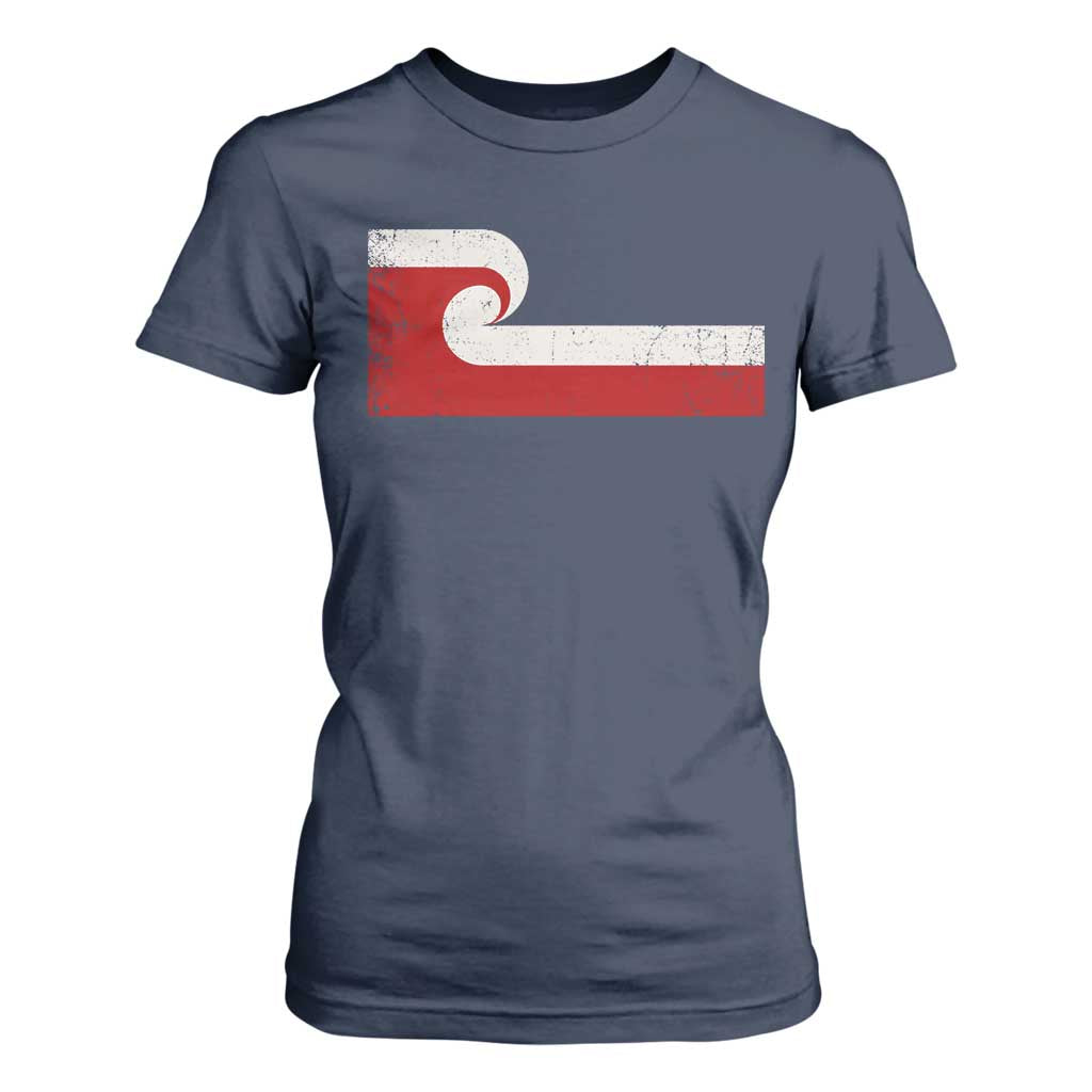 Maori Flag Tino Rangatiratanga T Shirt For Women Polynesian Heritage New Zealand Pride