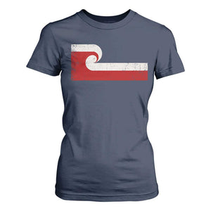 Maori Flag Tino Rangatiratanga T Shirt For Women Polynesian Heritage New Zealand Pride