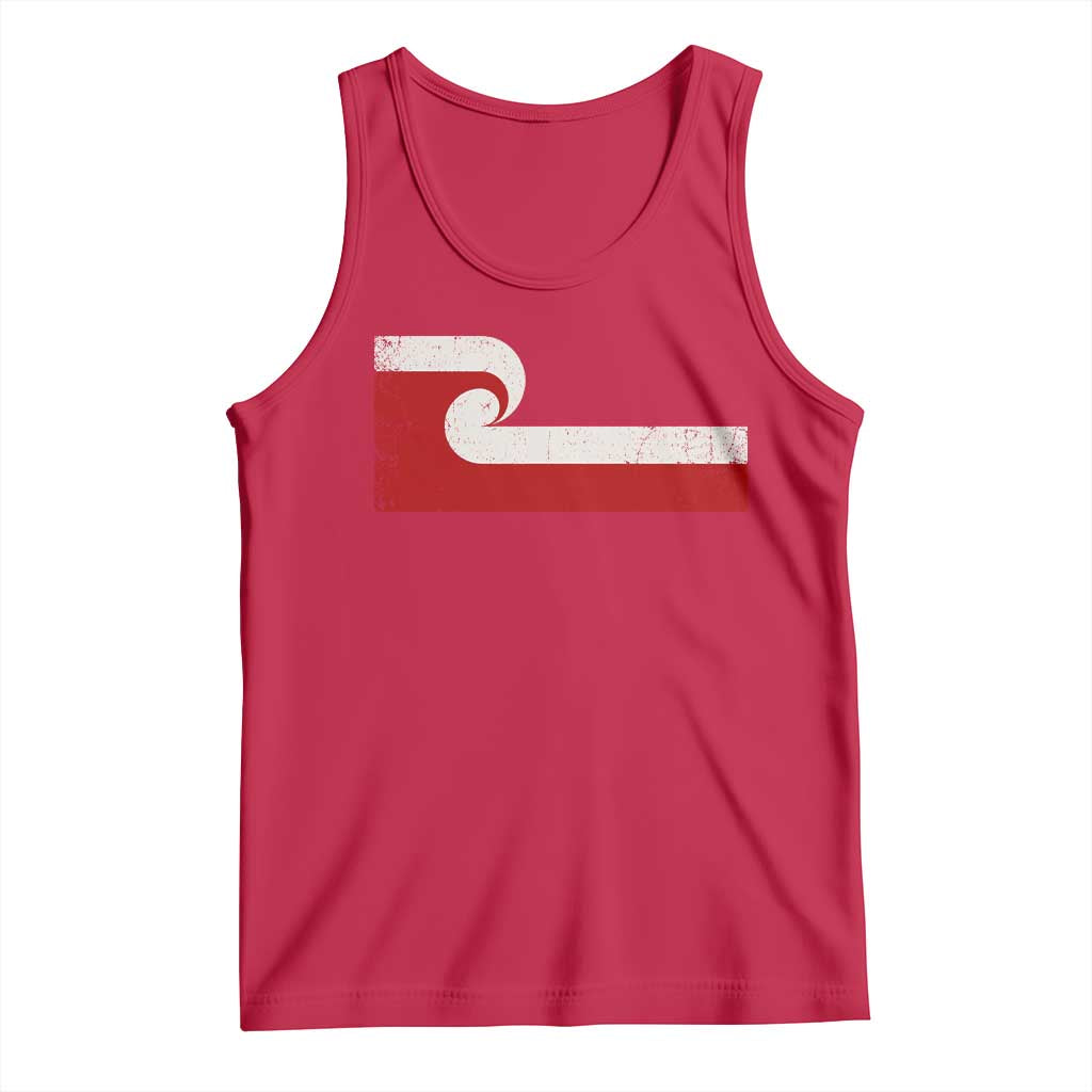 Maori Flag Tino Rangatiratanga Tank Top Polynesian Heritage New Zealand Pride