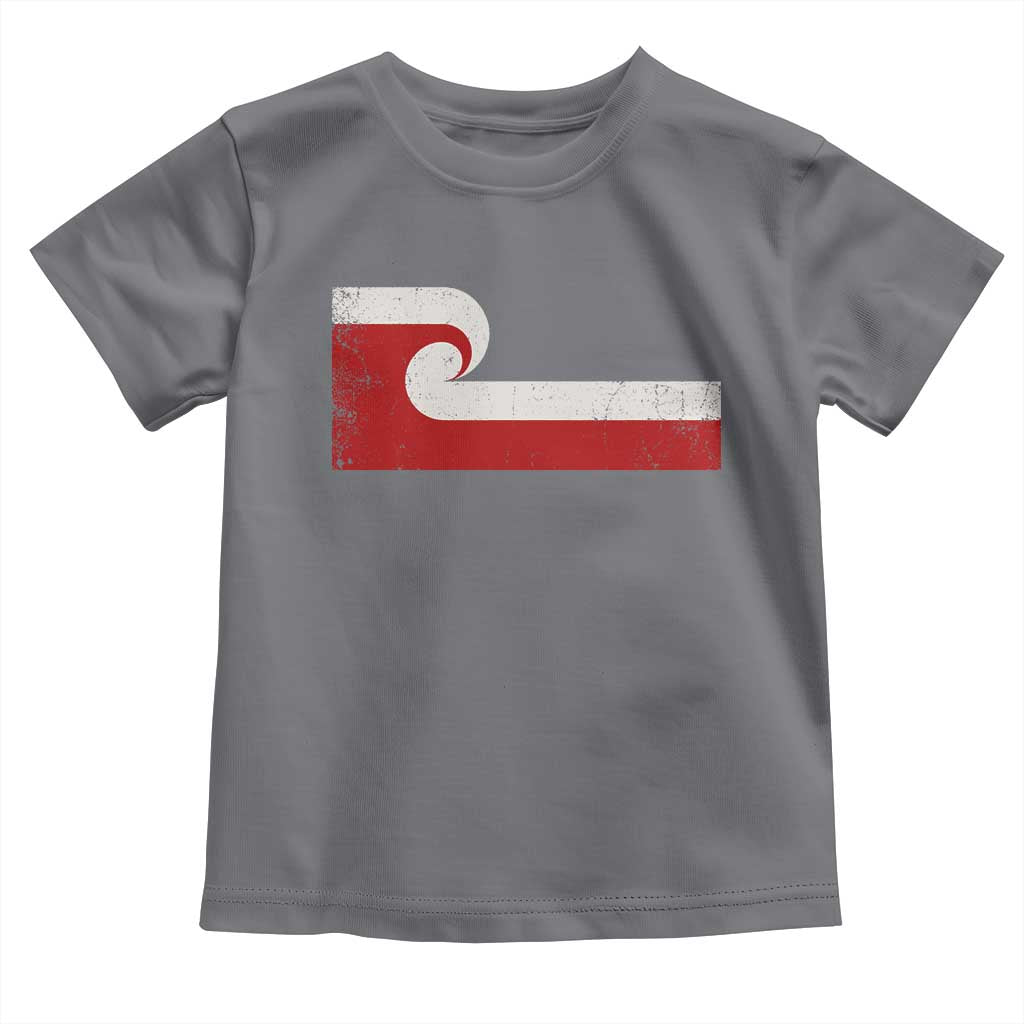 Maori Flag Tino Rangatiratanga Toddler T Shirt Polynesian Heritage New Zealand Pride