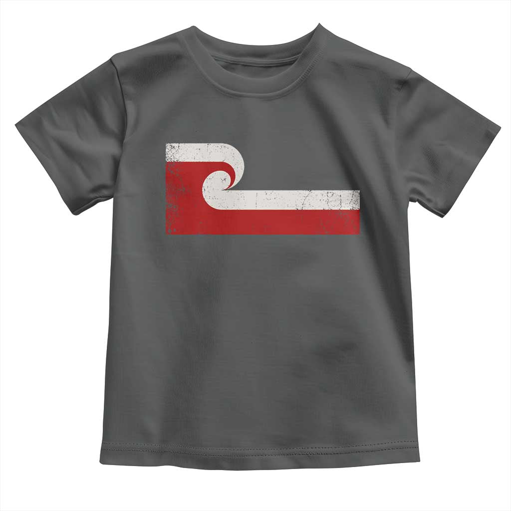 Maori Flag Tino Rangatiratanga Toddler T Shirt Polynesian Heritage New Zealand Pride