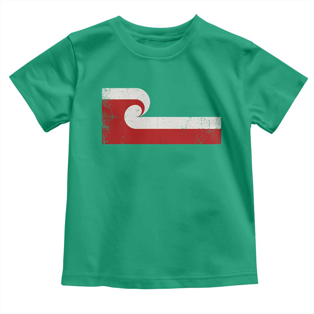 Maori Flag Tino Rangatiratanga Toddler T Shirt Polynesian Heritage New Zealand Pride