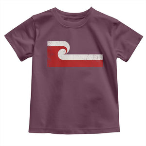 Maori Flag Tino Rangatiratanga Toddler T Shirt Polynesian Heritage New Zealand Pride