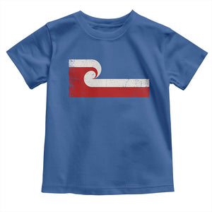 Maori Flag Tino Rangatiratanga Toddler T Shirt Polynesian Heritage New Zealand Pride