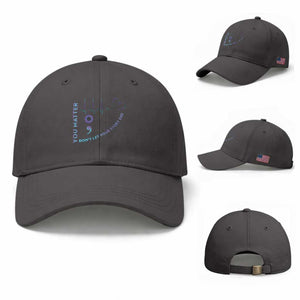 Suicide Prevention Awareness Baseball Cap You Matter Don't Let Your Story End Semicolon
