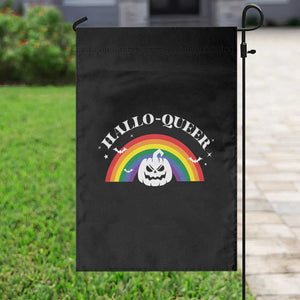Halloween LGBT Garden Flag Hallo Queer Halloween Rainbow Pumpkin TS11 Print Your Wear