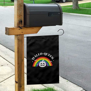 Halloween LGBT Garden Flag Hallo Queer Halloween Rainbow Pumpkin TS11 Print Your Wear
