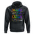 Come Out LGBT Hoodie No One Should Live In A Closet Magical Rainbow Glasses TS11 Black Print Your Wear