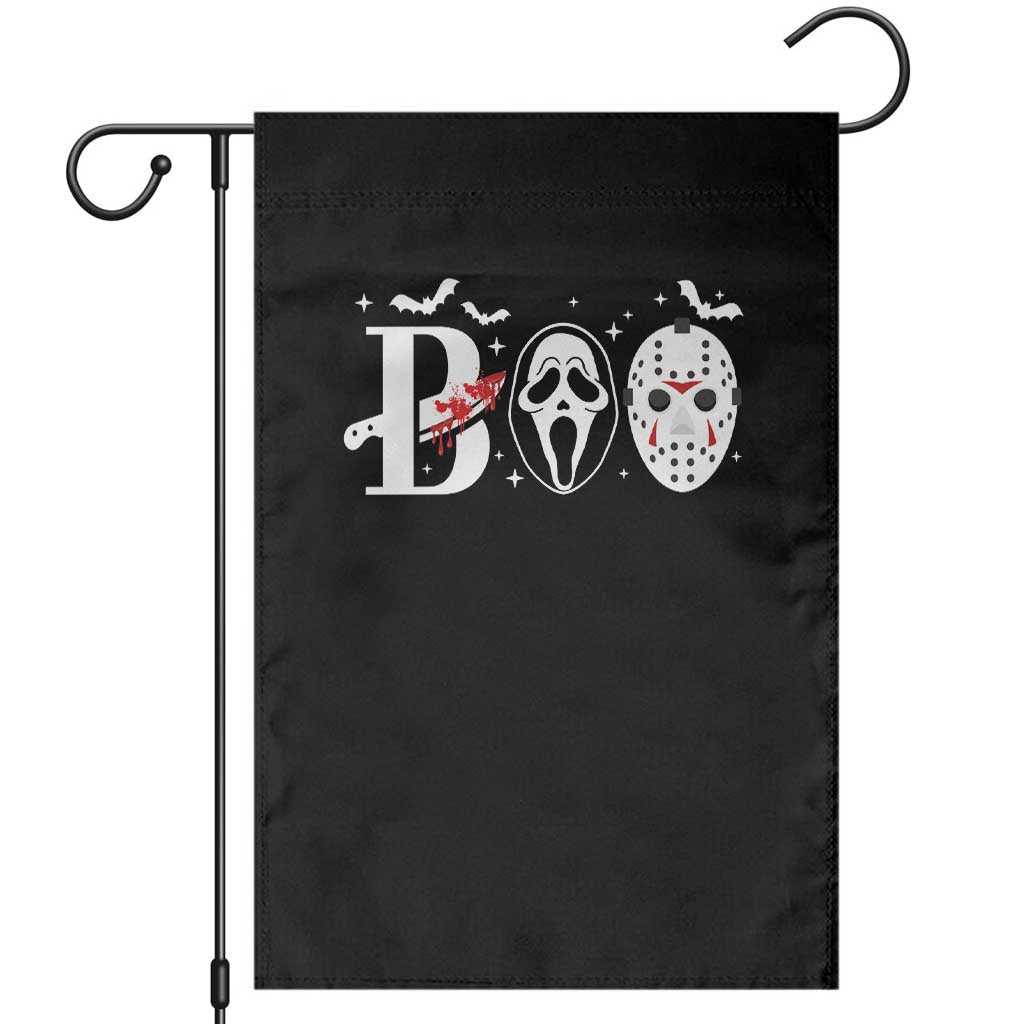 Halloween Garden Flag Boo Horror Murderer Masks Bat Spooky Season TS11 Black Print Your Wear