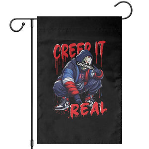Halloween Garden Flag Creep It Real Horror Murderer Spooky Season TS11 Black Print Your Wear