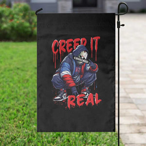 Halloween Garden Flag Creep It Real Horror Murderer Spooky Season TS11 Print Your Wear