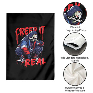 Halloween Garden Flag Creep It Real Horror Murderer Spooky Season TS11 Print Your Wear