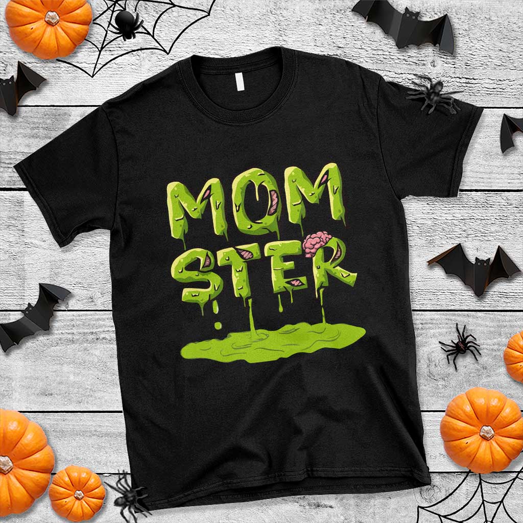 Funny Halloween Couple T Shirt Momster Monster Couple Matching TS11 Black Print Your Wear