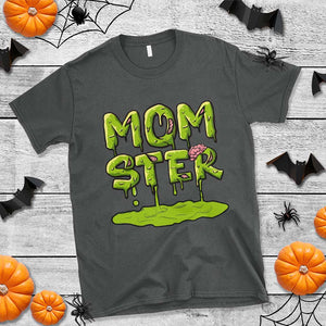 Funny Halloween Couple T Shirt Momster Monster Couple Matching TS11 Dark Heather Print Your Wear