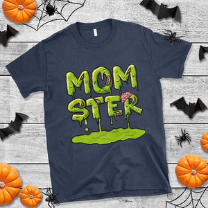 Funny Halloween Couple T Shirt Momster Monster Couple Matching TS11 Navy Print Your Wear