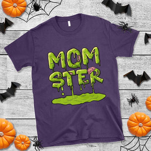Funny Halloween Couple T Shirt Momster Monster Couple Matching TS11 Purple Print Your Wear