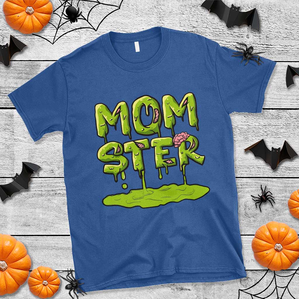 Funny Halloween Couple T Shirt Momster Monster Couple Matching TS11 Royal Blue Print Your Wear