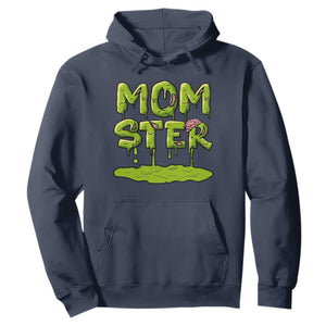 Funny Halloween Couple Hoodie Momster Monster Couple Matching TS11 Navy Print Your Wear