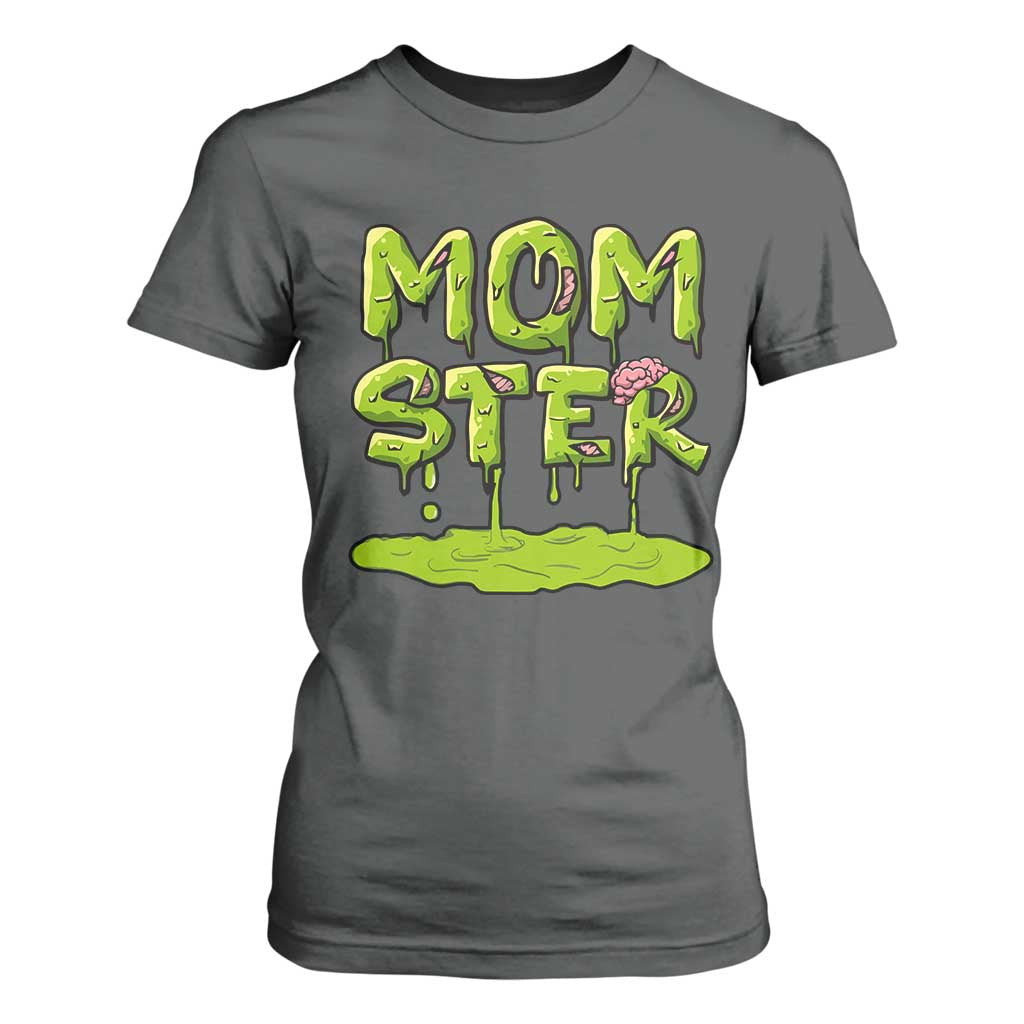 Funny Halloween Couple T Shirt For Women Momster Monster Couple Matching TS11 Dark Heather Print Your Wear