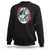 Funny Halloween Nurse Sweatshirt I Will Stab You Scary Zombie Needle Nurse TS11 Black Print Your Wear