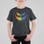 Funny Halloween LGBT T Shirt For Kid Jack O Lantern Scary Carved Pumpkin Face Rainbow Flag TS11 Black Print Your Wear