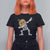 Day Of The Dead T Shirt For Women Dabbing Pumpkin Skeleton Halloween Sugar Skull TS11 Black Print Your Wear