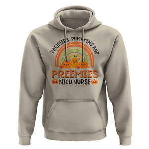Halloween Nurse Hoodie Pacifiers Pumpkins And Preemies Baby Pumpkin Rainbow Fall Season TS11 Sand Print Your Wear