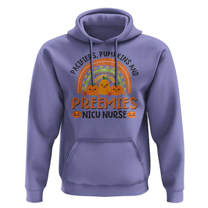 Halloween Nurse Hoodie Pacifiers Pumpkins And Preemies Baby Pumpkin Rainbow Fall Season TS11 Violet Print Your Wear