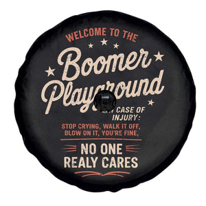 Welcome To The Boomer Playground Spare Tire Cover Funny Baby Boomer Generation TS11 Print Your Wear