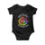 Proud Member Of The Baby Boomer Generation Baby Onesie Hippie Sunflower - Print Your Wear