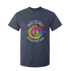 Proud Member Of The Baby Boomer Generation T Shirt For Kid Hippie Sunflower TS11 Navy Print Your Wear
