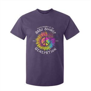 Proud Member Of The Baby Boomer Generation T Shirt For Kid Hippie Sunflower TS11 Purple Print Your Wear