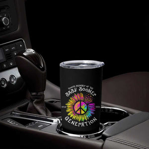 Proud Member Of The Baby Boomer Generation Tumbler Cup Hippie Sunflower - Print Your Wear