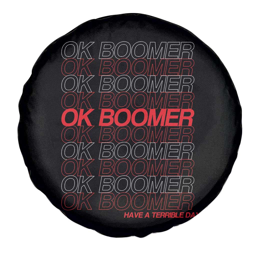 Funny OK Boomer Spare Tire Cover Gen Z Millennials Generation Meme Joke TS11 Print Your Wear