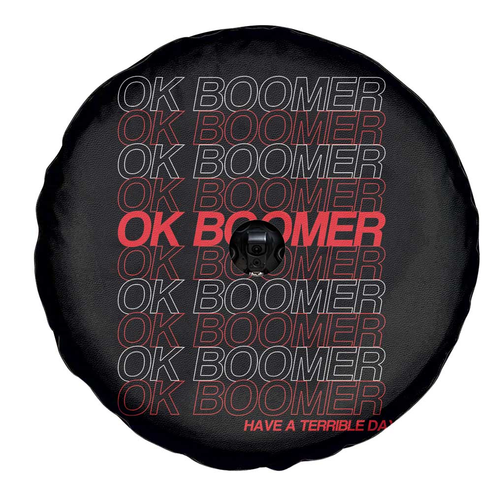 Funny OK Boomer Spare Tire Cover Gen Z Millennials Generation Meme Joke TS11 Print Your Wear
