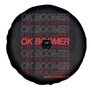 Funny OK Boomer Spare Tire Cover Gen Z Millennials Generation Meme Joke TS11 Print Your Wear