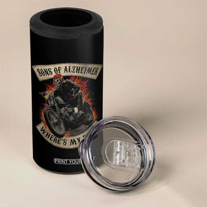 Funny Grumpy Old Biker 4 in 1 Can Cooler Tumbler Sons Of Alzheimer Where Is My Bike TS11 Print Your Wear