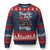 Pray Up Before You Mount Up Ugly Christmas Sweater Christian Biker Religious Faith TS11 Navy Red Print Your Wear