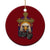 Christian Biker I Ride With Jesus Ceramic Ornament Religious Faith Motorcycle Rider Eagle TS11 1pc Red Print Your Wear