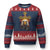Christian Biker I Ride With Jesus Ugly Christmas Sweater Religious Faith Motorcycle Rider Eagle TS11 Navy Red Print Your Wear